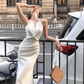 Women Sleeveless Mermaid Party Dress Elegant Prom Dress        S5414