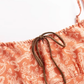 2025 Summer New Retro Cashew Printed Backless French Long Suspender Dress R0967