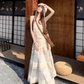 Fairy temperament wear a complete set of lace suspenders knitted vest skirt layered wear R1734
