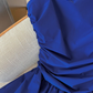 Pure desire tube top vest for women summer new style pleated design waist slimming short skirt R4029