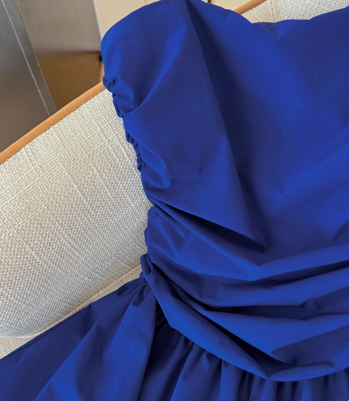 Pure desire tube top vest for women summer new style pleated design waist slimming short skirt R4029