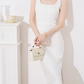 French dress new summer design niche temperament white suspender skirt long slim skirt R4382