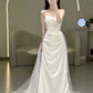 Off Shoulder Long Sleeves Wedding Dresses Long Bridal Gown      S7216