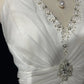 A Line Halter Neck Wedding Dresses Long Bridal Gown      S7220
