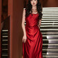 Red Elegant Evening Gowns Long Prom Dress     S7219