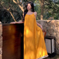 Relaxed yellow tassel sling white dress holiday temperament long dress beautiful beach dress R1621