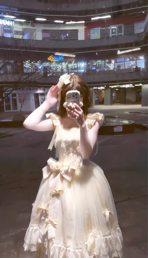 Generated color adult dress lolita dress jsk lolita gorgeous fugitive puffy princess dress R1692