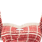 Summer new red plaid lace sweet hot girl skirt female waist sweet slim dress princess tutu skirt R0120