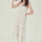 French suspender skirt 2025 new first love dress white niche cake skirt R2356