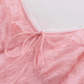 2025 Summer New French Pink Gentle Style Mermaid Princess Plaid Dress R0966