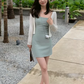 French sexy dress 2025 slim temperament medium and long inner wear high-end skirt R1466