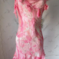 Charming Barbie Pink Prom Dress ,Sheath Spaghetti Straps Embroidery Bodycon Maxi Evening Dress RS907