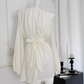 Gentle style halter neck off-shoulder ruffled chiffon dress waist short skirt R2101