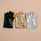 Patent leather stage performance gloves half finger men and women performance waterproof non-slip cosplay     S6265