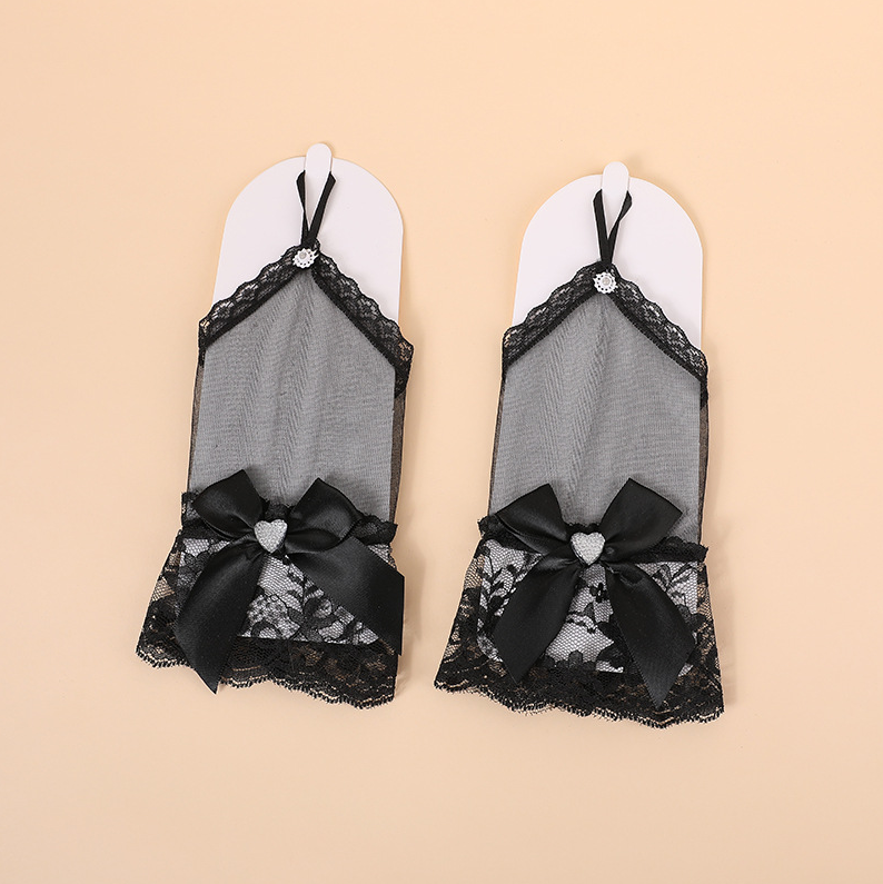 Mesh butterfly wedding gauze hook gloves hot diamond gloves lace gloves evening dress gloves     S6271