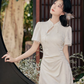 New Chinese style waist temperament dress new cheongsam bridesmaid skirt R2405