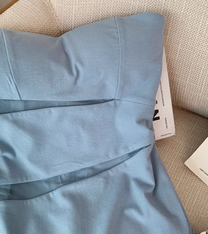 Pure sexy tube top dress for women new style waist slimming mesh short hip skirt R3994