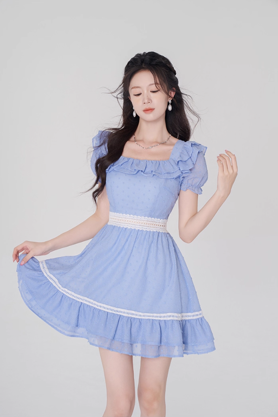 French dress women's summer slim short skirt new style skirt women's niche design R4374