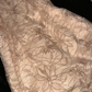 Apricot-colored Chinese-style dress, fitted waist, embroidered and printed mid-length ball gown R6851