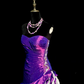 Purple strapless fitted waist long elegant ball gown R8675