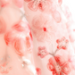 Light pink strapless fitted waist floral long ball gown, bridal dress R8427
