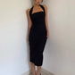 Pure desire French style beautiful halter neck dress female royal sister style temperament sling hip skirt R3043