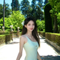 Apricot Youthful Vitality Vest Suspender Waist Slimming A-line Short Skirt Homecoming Dress R4055
