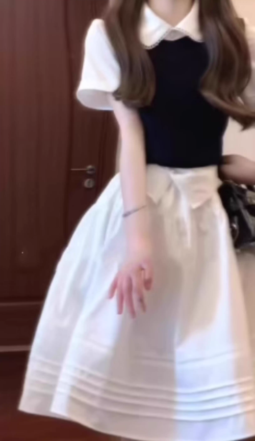 Pure outfit suit white shirt vest skirt short outfit a complete set 2025 new style R0830