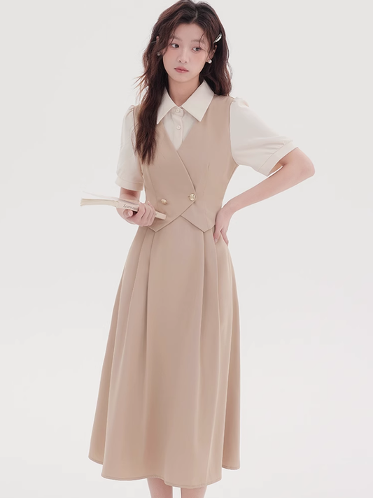 Teachers wear skirts summer temperament French formal occasion dresses R2359