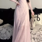 Design pure desire pink vest dress 2025 new seaside vacation gentle temperament slim long skirt R0476