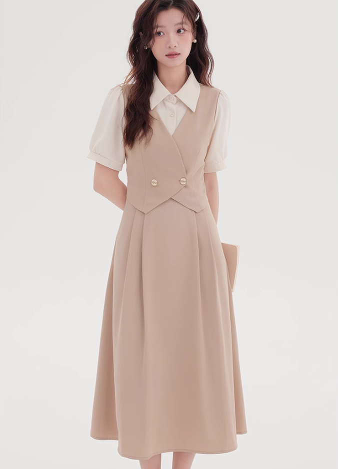 Teachers wear skirts summer temperament French formal occasion dresses R2359