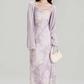 New summer French holiday style swing collar suspender dress plus cardigan shawl complete set R2404