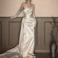Sexy Lace Strapless Wedding Dresses Long Bridal Gown      S7207
