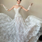 Sexy Lace Strapless Long Wedding Dresses Bridal Gown      S7206