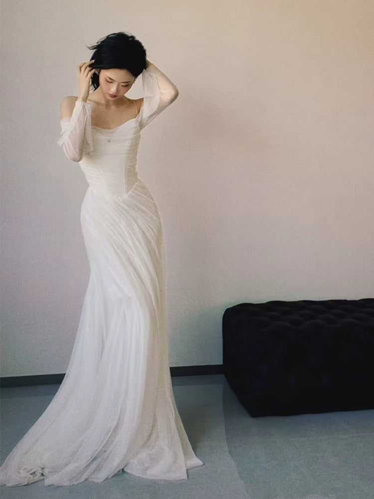 Elegant Evening Gowns Off Shoulder Long Prom Dress     S7217