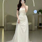 Off Shoulder Long Sleeves Wedding Dresses Long Bridal Gown      S7216