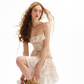 French suspender skirt irregular hot girl outfit dress floral short skirt small skirt female summer R3420