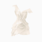 Pure desire style ruffle rose sleeveless dress 2025 elegant fairy holiday dress R1227