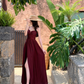 Retro temperament suspender dress beautiful waist slit long skirt R0572