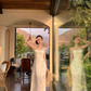 Gentle style suspender dress 2025 new style waist temperament long skirt R0591