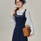 French style fake two-piece POLO dress 2025 spring new style dress R1894