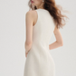 French style white sleeveless dress suspender dress rich daughter feeling small skirt female summer R3530