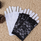 Fingerless Bridal Lace Half Finger Gloves Women's Short Floral Gloves for Wedding Opera Tea Party     S6217