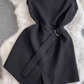 Black jumpsuit shorts women 2025 new high waist slim small fashion workwear jumpsuit trend R0389