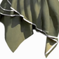 Green temperament irregular dress new French retro waist a-line suspender skirt R0060