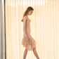 French dress swing collar suspender skirt pink petite short skirt outfit short skirt female summer R3460