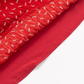2025 summer new red floral temperament slim medium-length suspender dress R0924
