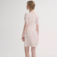 French polka dot short slit dress pastoral style mini skirt short sleeve skirt for women R3557