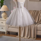 Charming Lavender Homecoming Dress ,A-Line Spaghetti Straps Applique Corset Short Prom Dress RS809