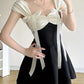 Black slim A-line suspender sexy mini skirt homecoming dress R2576
